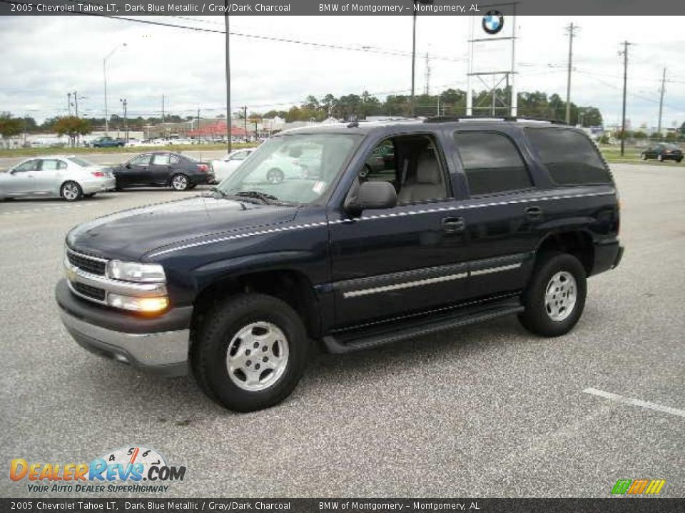 2005 Chevrolet Tahoe LT Dark Blue Metallic / Gray/Dark Charcoal Photo #4