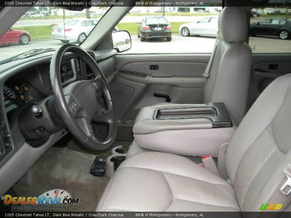 2005 Chevrolet Tahoe LT Dark Blue Metallic / Gray/Dark Charcoal Photo #5