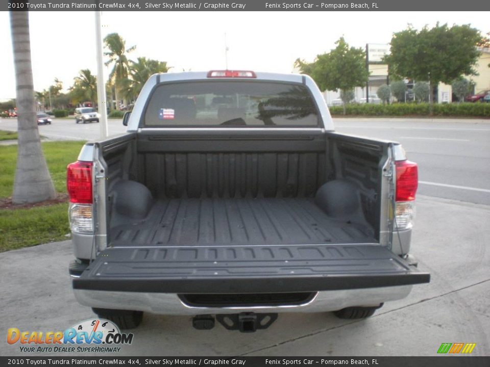 2010 Toyota Tundra Platinum CrewMax 4x4 Silver Sky Metallic / Graphite Gray Photo #8