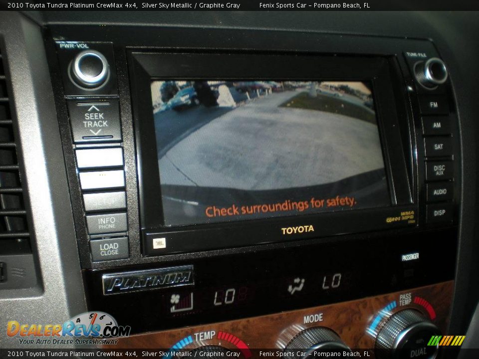 2010 Toyota Tundra Platinum CrewMax 4x4 Silver Sky Metallic / Graphite Gray Photo #20