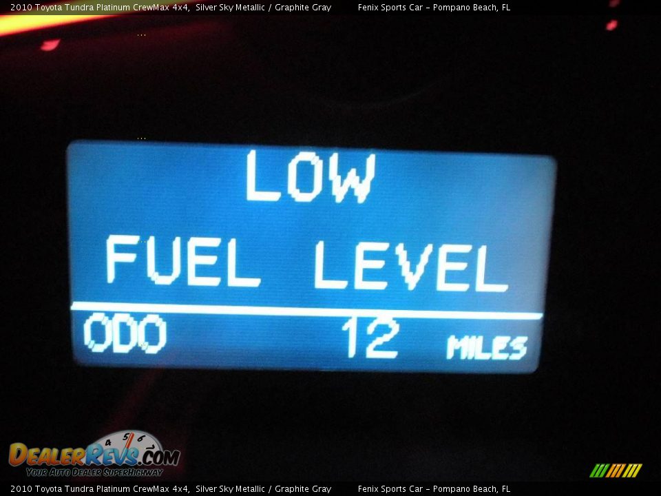 2010 Toyota Tundra Platinum CrewMax 4x4 Silver Sky Metallic / Graphite Gray Photo #22