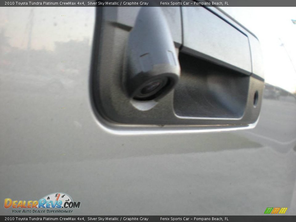 2010 Toyota Tundra Platinum CrewMax 4x4 Silver Sky Metallic / Graphite Gray Photo #24