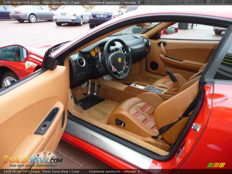 2005 Ferrari F430 Coupe Rosso Corsa (Red) / Cuoio Photo #20