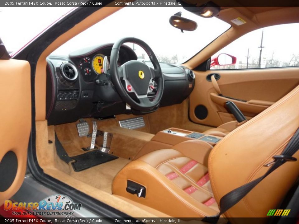 2005 Ferrari F430 Coupe Rosso Corsa (Red) / Cuoio Photo #21
