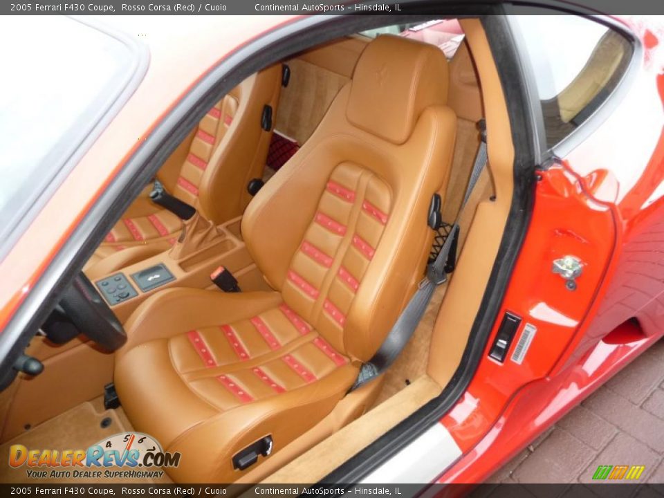 2005 Ferrari F430 Coupe Rosso Corsa (Red) / Cuoio Photo #22