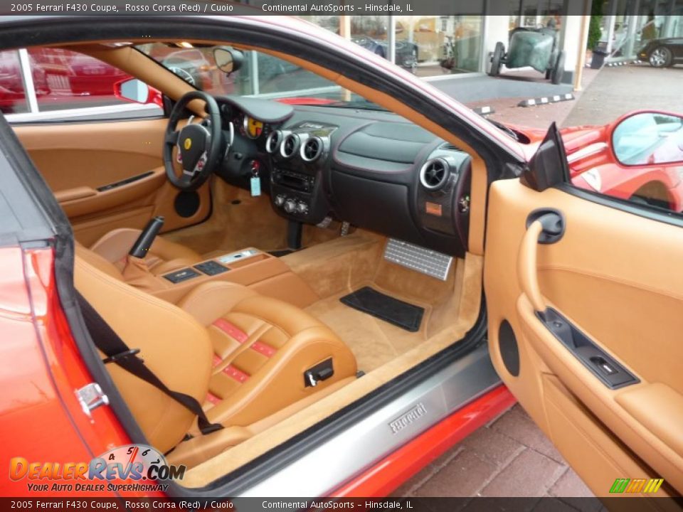 2005 Ferrari F430 Coupe Rosso Corsa (Red) / Cuoio Photo #32