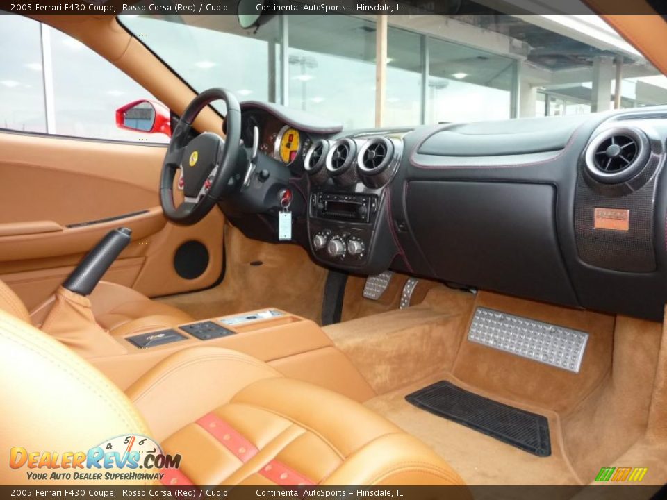 2005 Ferrari F430 Coupe Rosso Corsa (Red) / Cuoio Photo #33