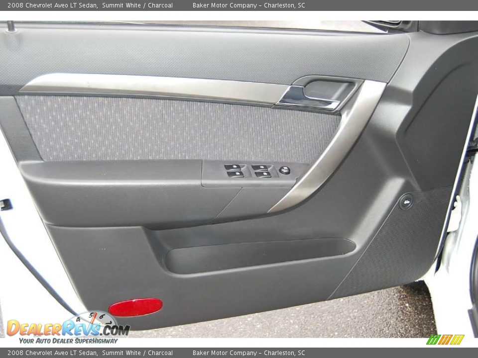 2008 Chevrolet Aveo LT Sedan Summit White / Charcoal Photo #6