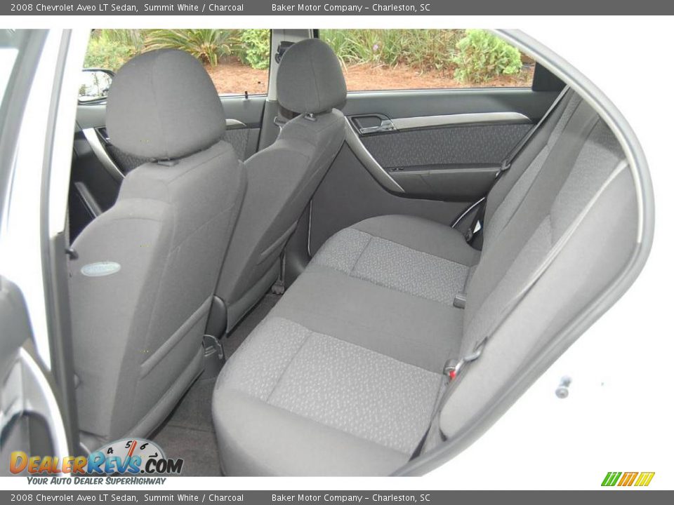 2008 Chevrolet Aveo LT Sedan Summit White / Charcoal Photo #7