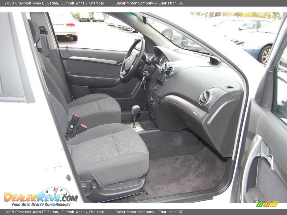 2008 Chevrolet Aveo LT Sedan Summit White / Charcoal Photo #11