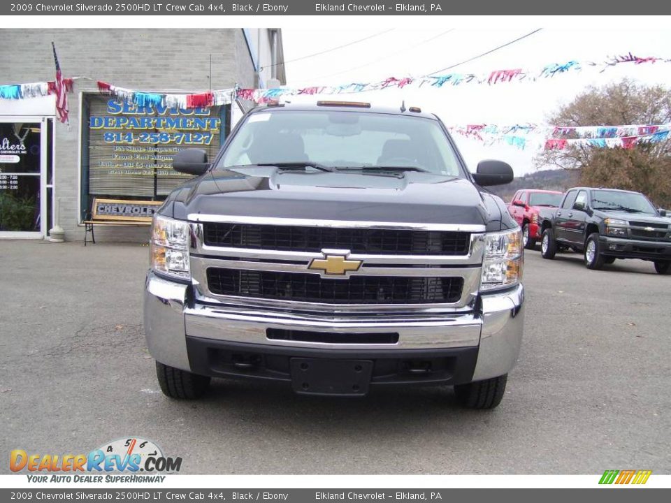 2009 Chevrolet Silverado 2500HD LT Crew Cab 4x4 Black / Ebony Photo #2