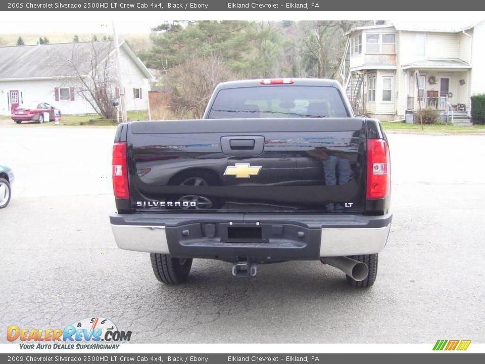2009 Chevrolet Silverado 2500HD LT Crew Cab 4x4 Black / Ebony Photo #6