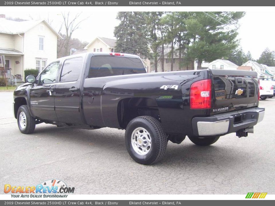2009 Chevrolet Silverado 2500HD LT Crew Cab 4x4 Black / Ebony Photo #7