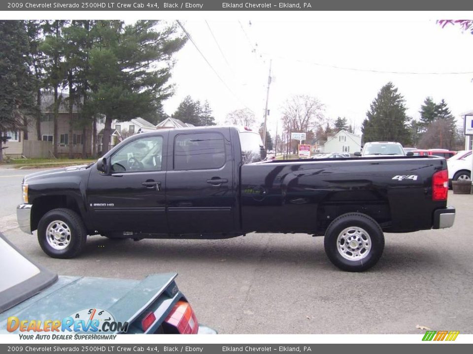 2009 Chevrolet Silverado 2500HD LT Crew Cab 4x4 Black / Ebony Photo #8