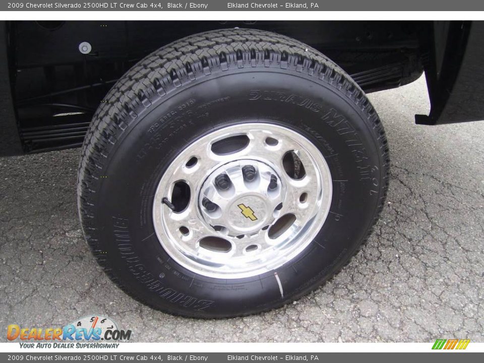 2009 Chevrolet Silverado 2500HD LT Crew Cab 4x4 Black / Ebony Photo #9