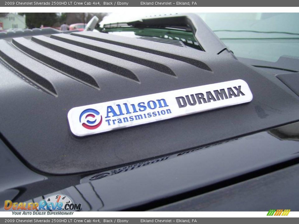 2009 Chevrolet Silverado 2500HD LT Crew Cab 4x4 Black / Ebony Photo #11