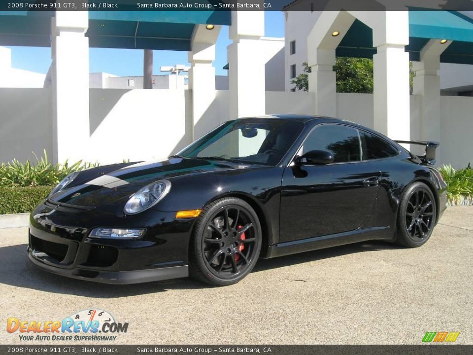 2008 Porsche 911 GT3 Black / Black Photo #1