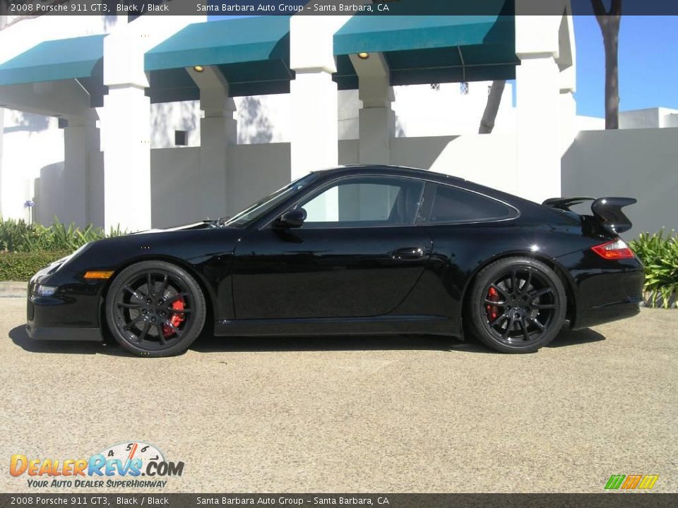 2008 Porsche 911 GT3 Black / Black Photo #2