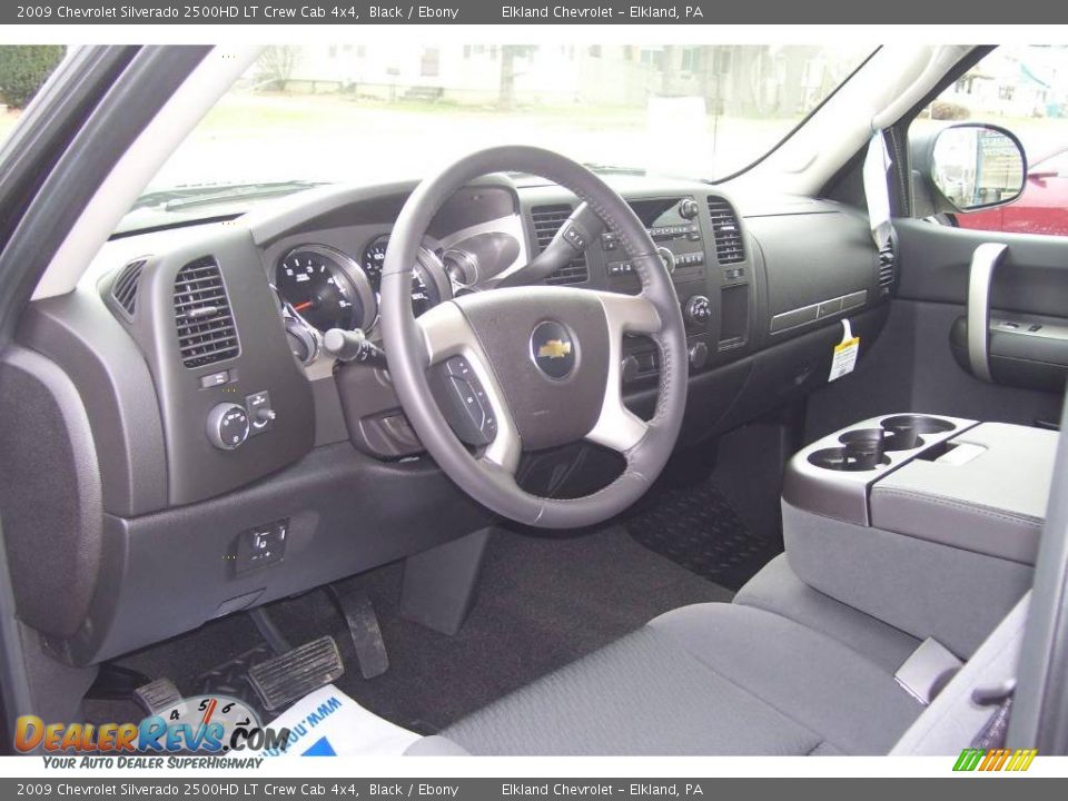 2009 Chevrolet Silverado 2500HD LT Crew Cab 4x4 Black / Ebony Photo #28