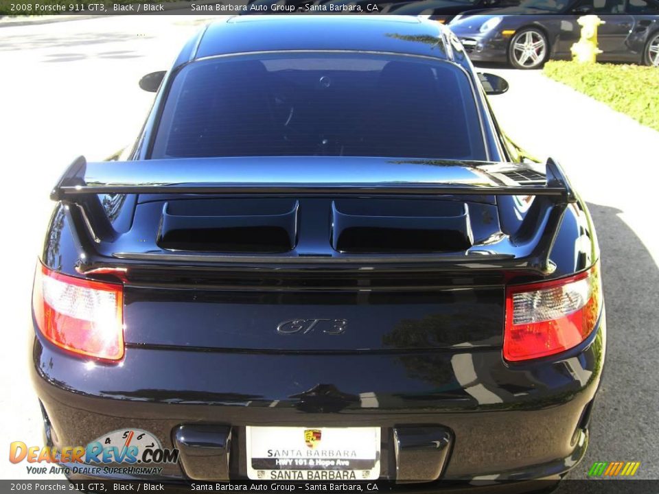 2008 Porsche 911 GT3 Black / Black Photo #8