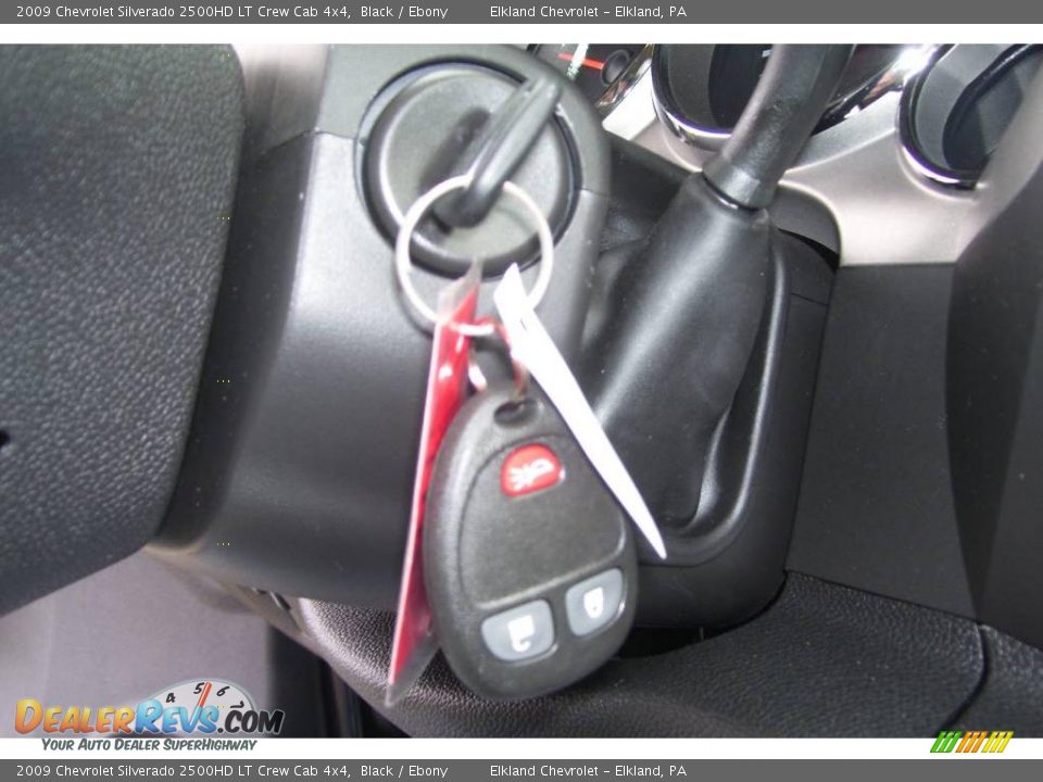 2009 Chevrolet Silverado 2500HD LT Crew Cab 4x4 Black / Ebony Photo #36