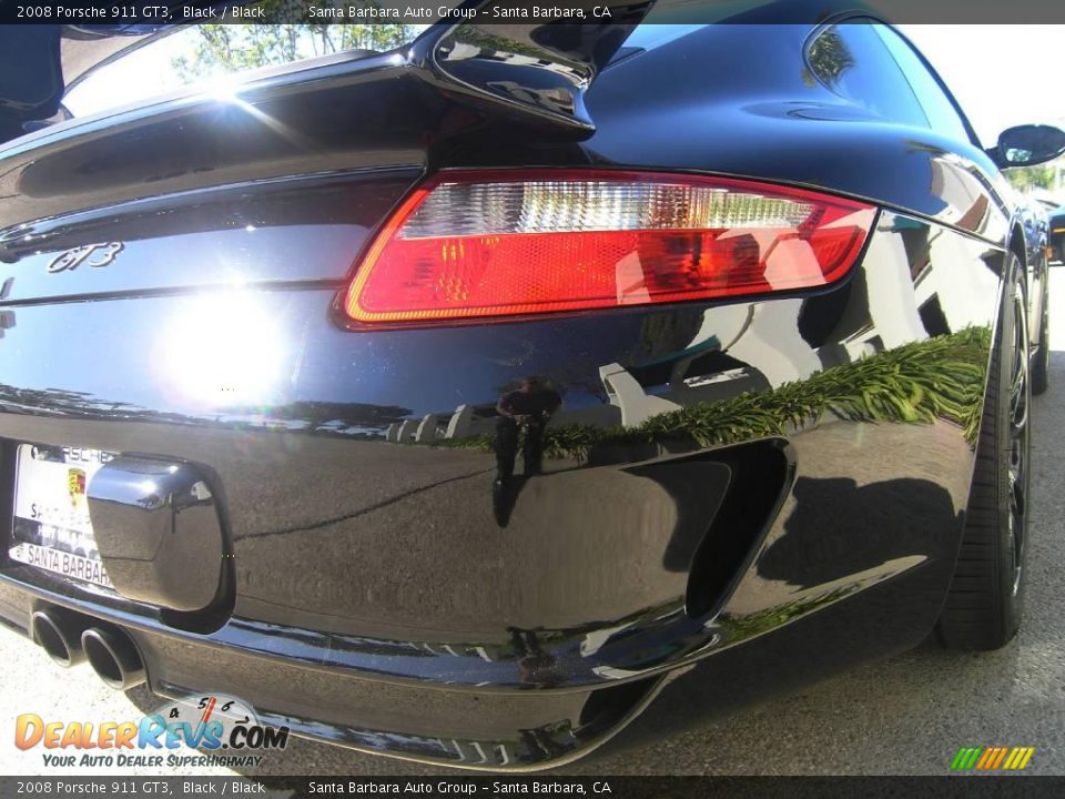 2008 Porsche 911 GT3 Black / Black Photo #14