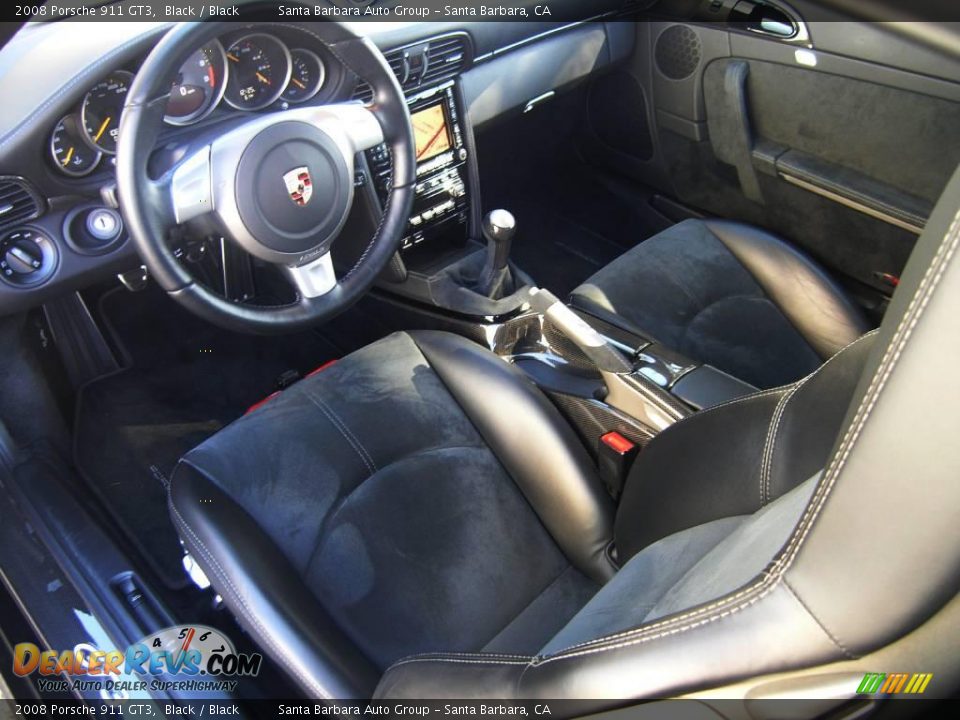 2008 Porsche 911 GT3 Black / Black Photo #36