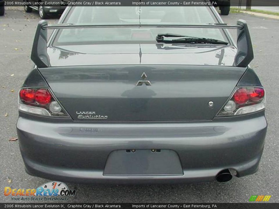 2006 Mitsubishi Lancer Evolution IX Graphite Gray / Black Alcantara Photo #5