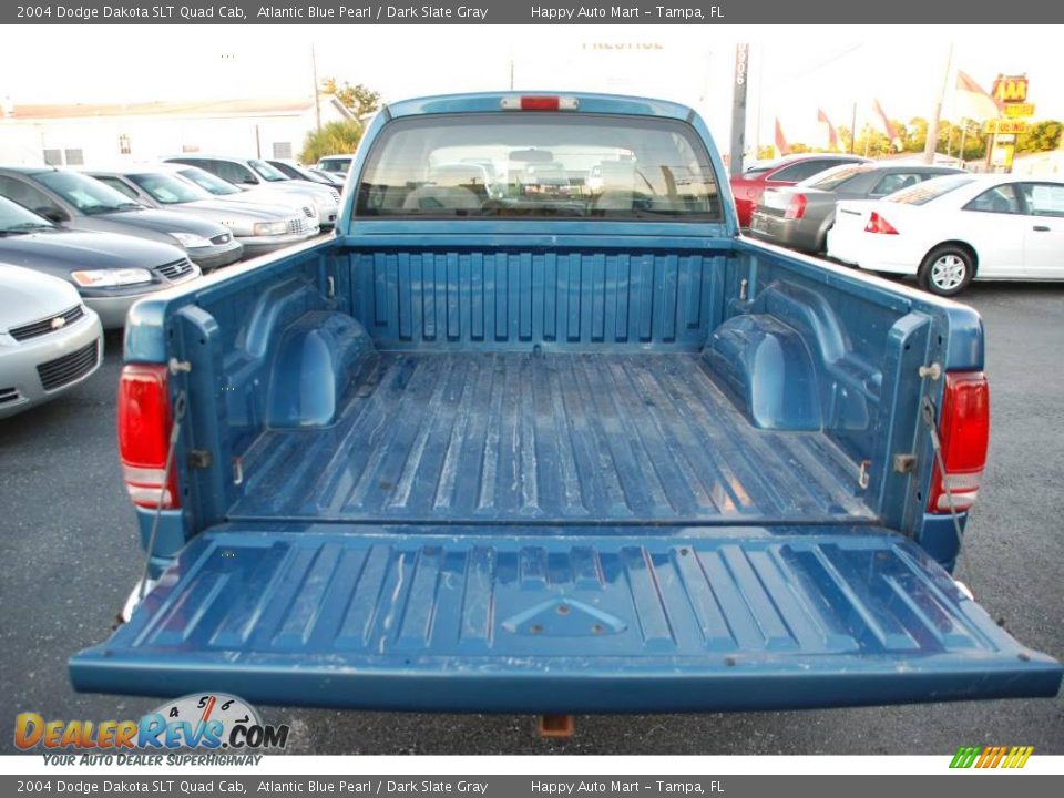 2004 Dodge Dakota SLT Quad Cab Atlantic Blue Pearl / Dark Slate Gray Photo #28