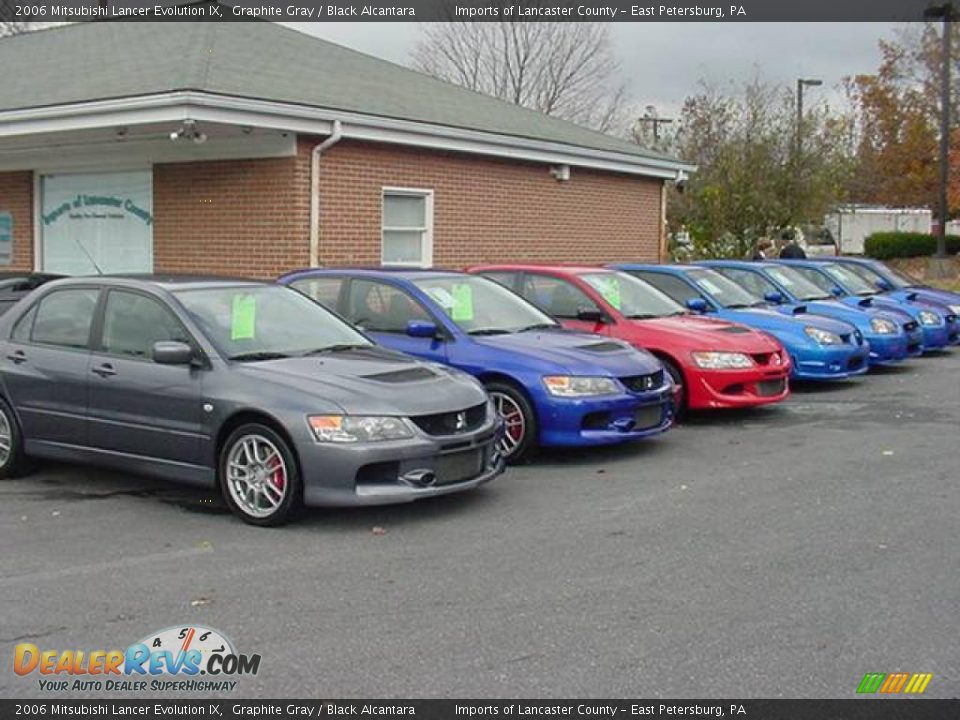 2006 Mitsubishi Lancer Evolution IX Graphite Gray / Black Alcantara Photo #11