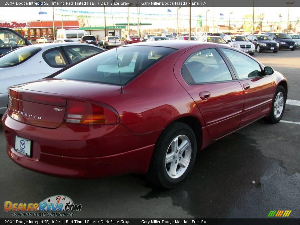 2004 Dodge Intrepid SE Inferno Red Tinted Pearl / Dark Slate Gray Photo #4
