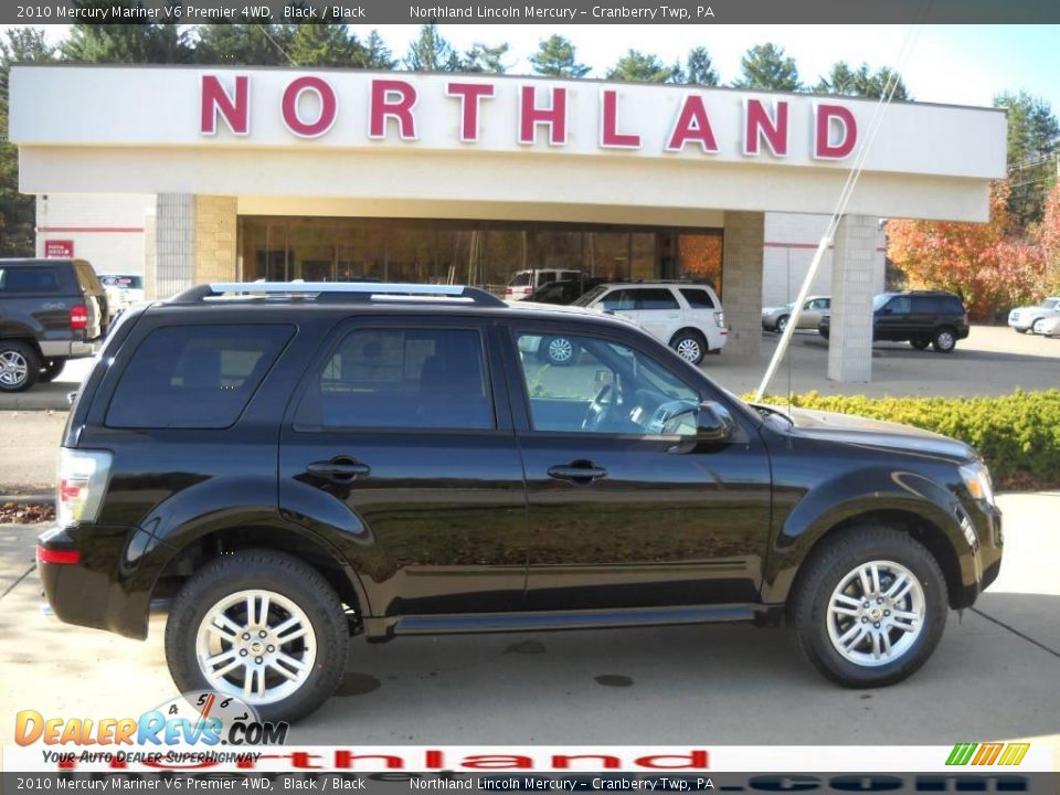 2010 Mercury Mariner V6 Premier 4WD Black / Black Photo #1