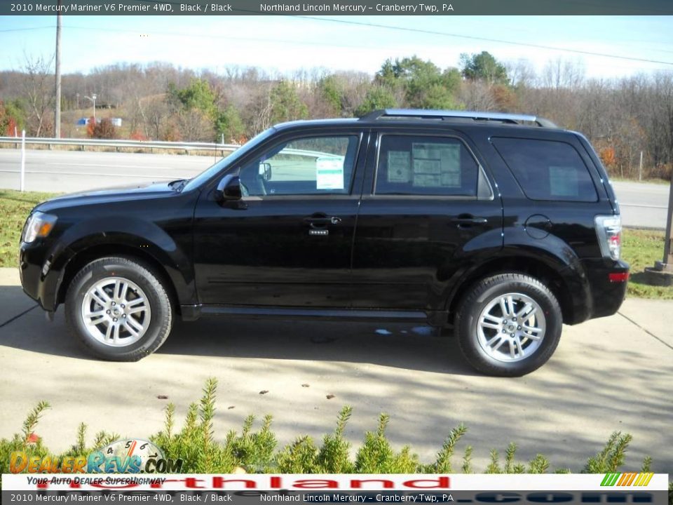 2010 Mercury Mariner V6 Premier 4WD Black / Black Photo #5