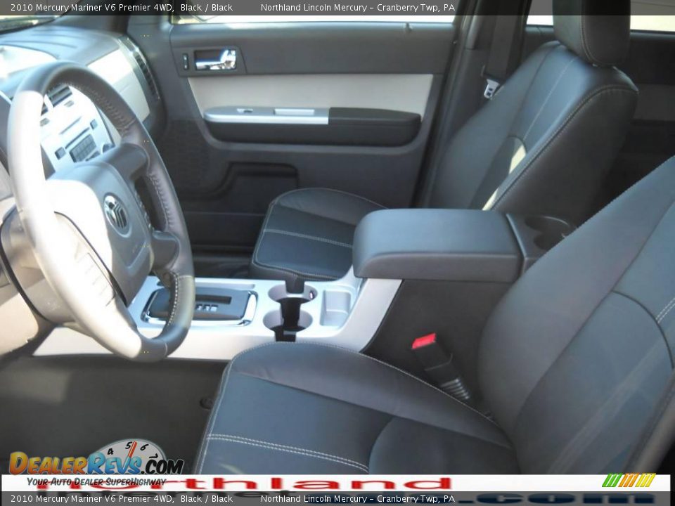 2010 Mercury Mariner V6 Premier 4WD Black / Black Photo #8