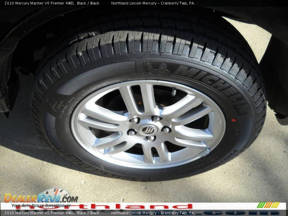 2010 Mercury Mariner V6 Premier 4WD Black / Black Photo #12
