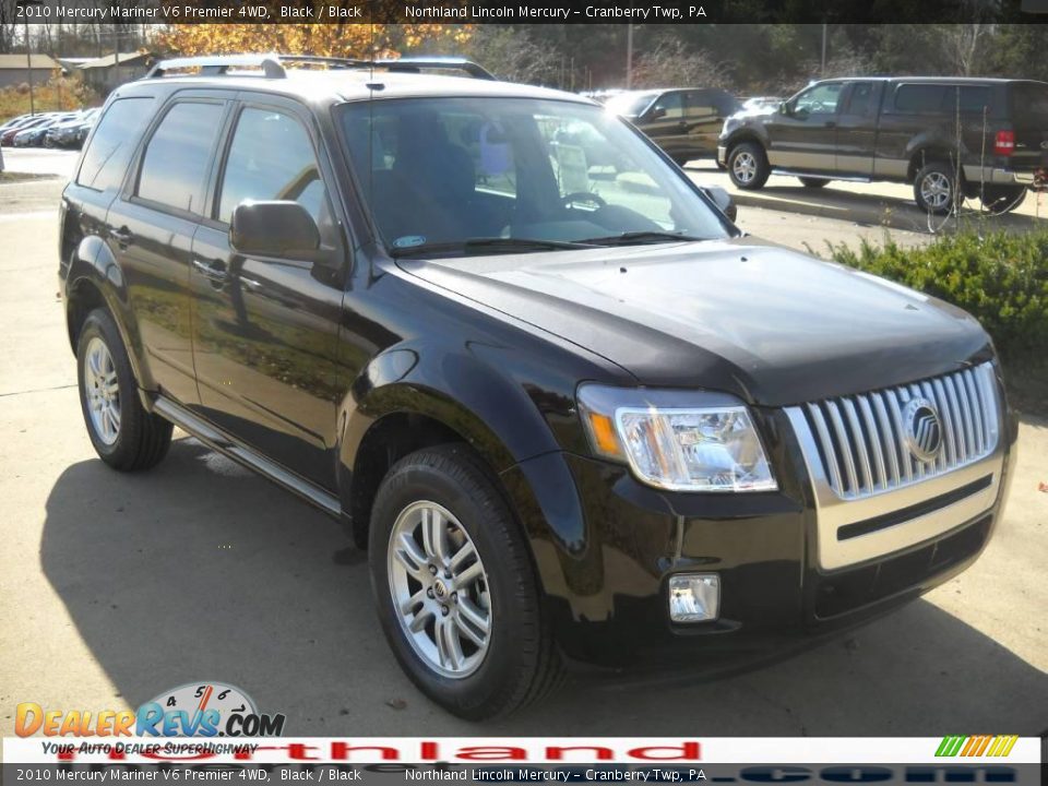 2010 Mercury Mariner V6 Premier 4WD Black / Black Photo #15