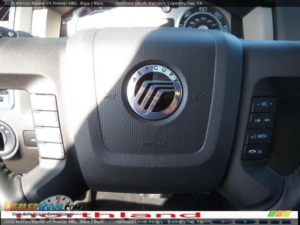 2010 Mercury Mariner V6 Premier 4WD Black / Black Photo #19