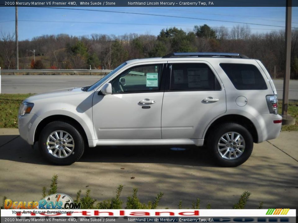 2010 Mercury Mariner V6 Premier 4WD White Suede / Stone Photo #5
