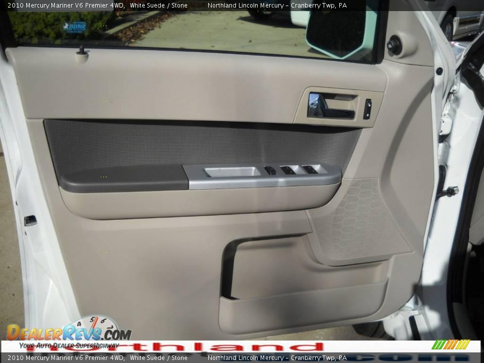 2010 Mercury Mariner V6 Premier 4WD White Suede / Stone Photo #6