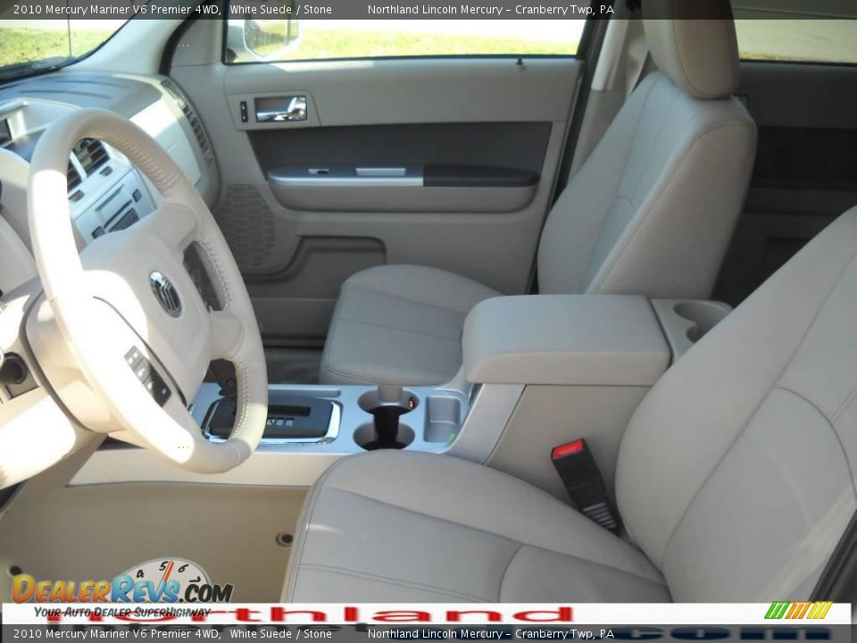 2010 Mercury Mariner V6 Premier 4WD White Suede / Stone Photo #8