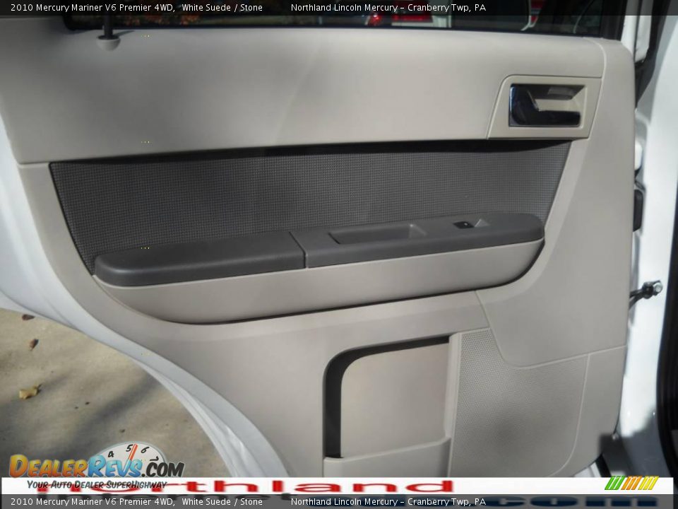 2010 Mercury Mariner V6 Premier 4WD White Suede / Stone Photo #10