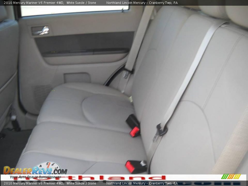 2010 Mercury Mariner V6 Premier 4WD White Suede / Stone Photo #11