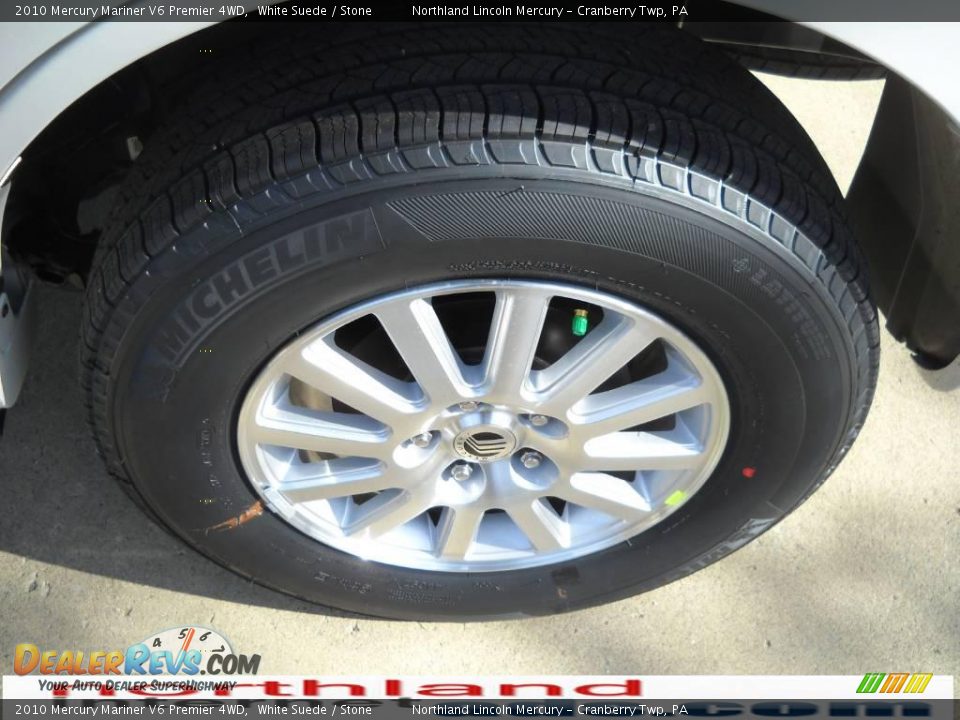2010 Mercury Mariner V6 Premier 4WD White Suede / Stone Photo #12
