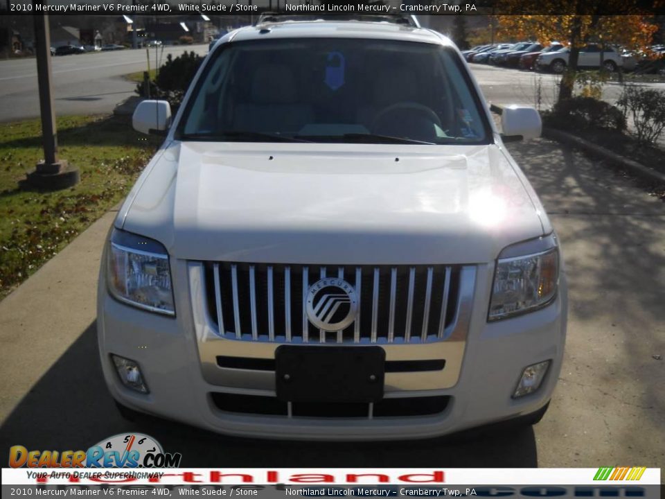 2010 Mercury Mariner V6 Premier 4WD White Suede / Stone Photo #14