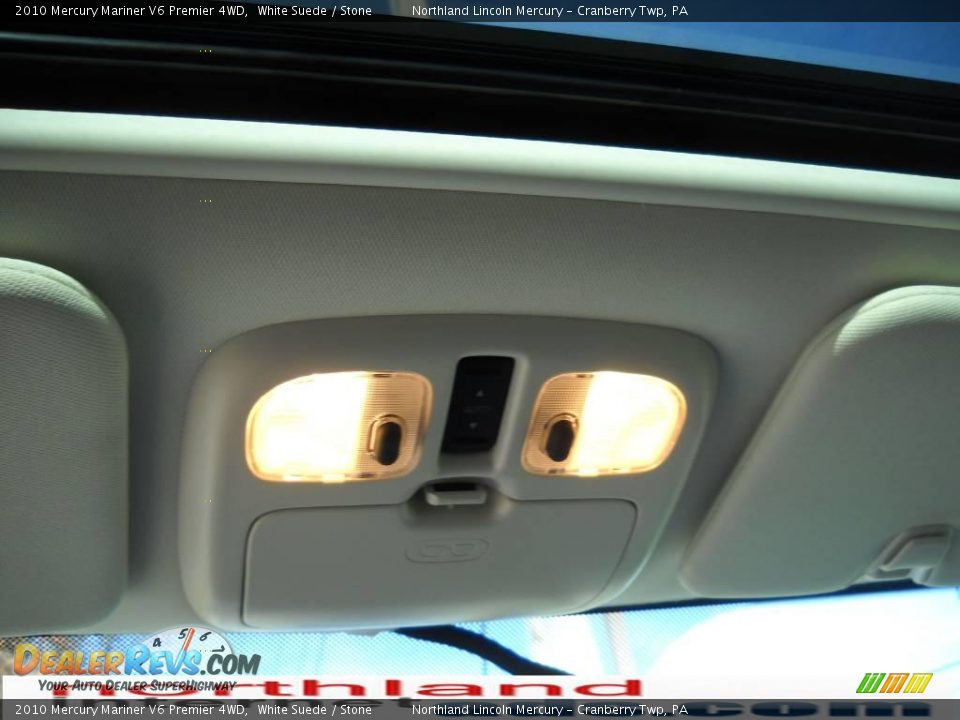 2010 Mercury Mariner V6 Premier 4WD White Suede / Stone Photo #16