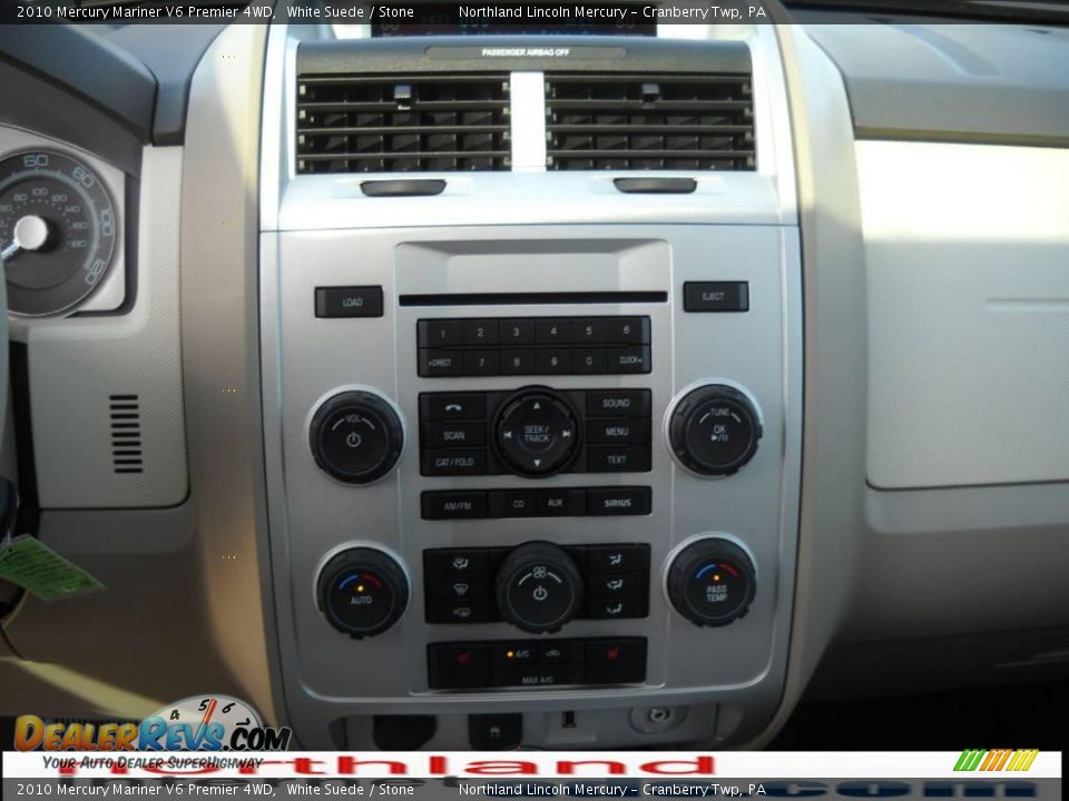2010 Mercury Mariner V6 Premier 4WD White Suede / Stone Photo #17