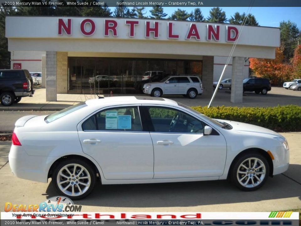 2010 Mercury Milan V6 Premier White Suede / Camel Photo #1