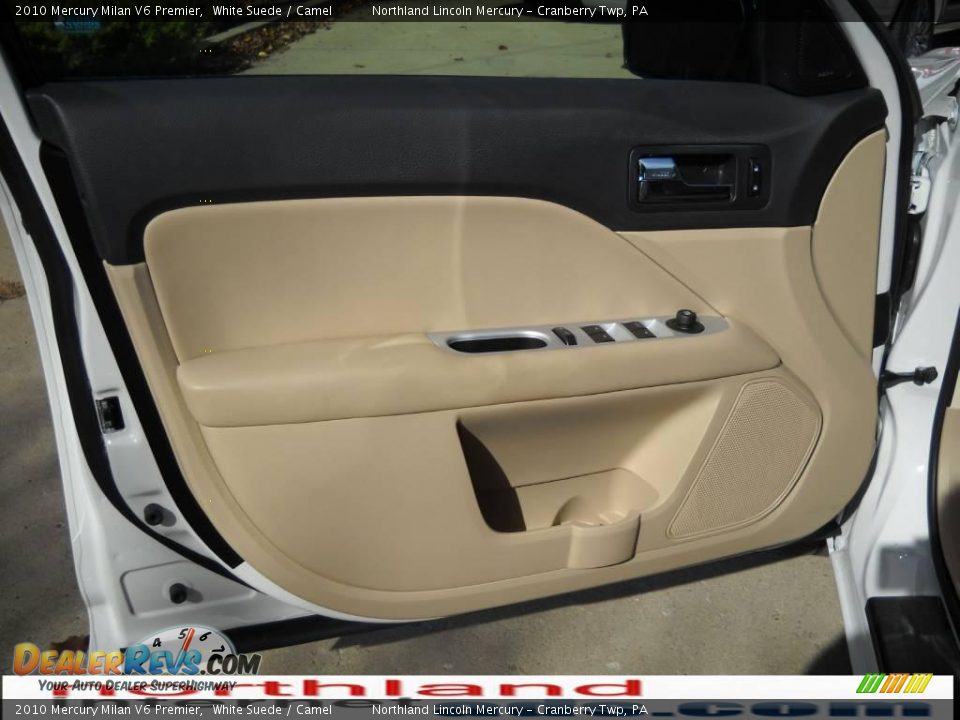 2010 Mercury Milan V6 Premier White Suede / Camel Photo #6