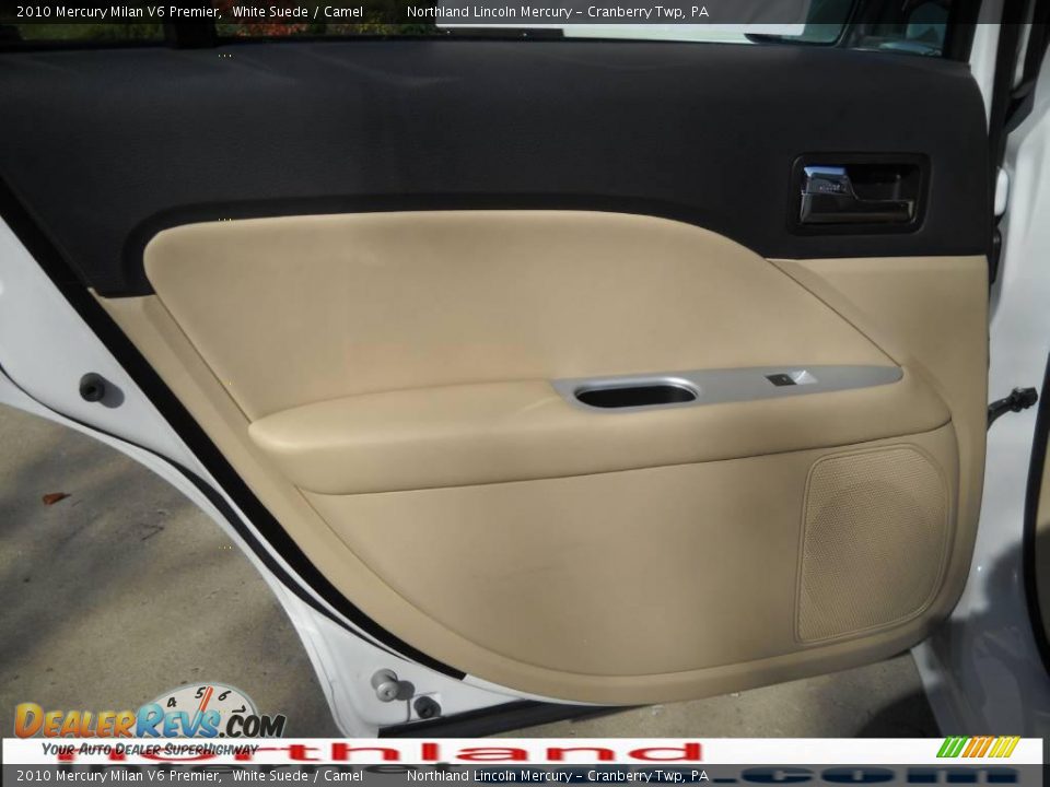 2010 Mercury Milan V6 Premier White Suede / Camel Photo #10