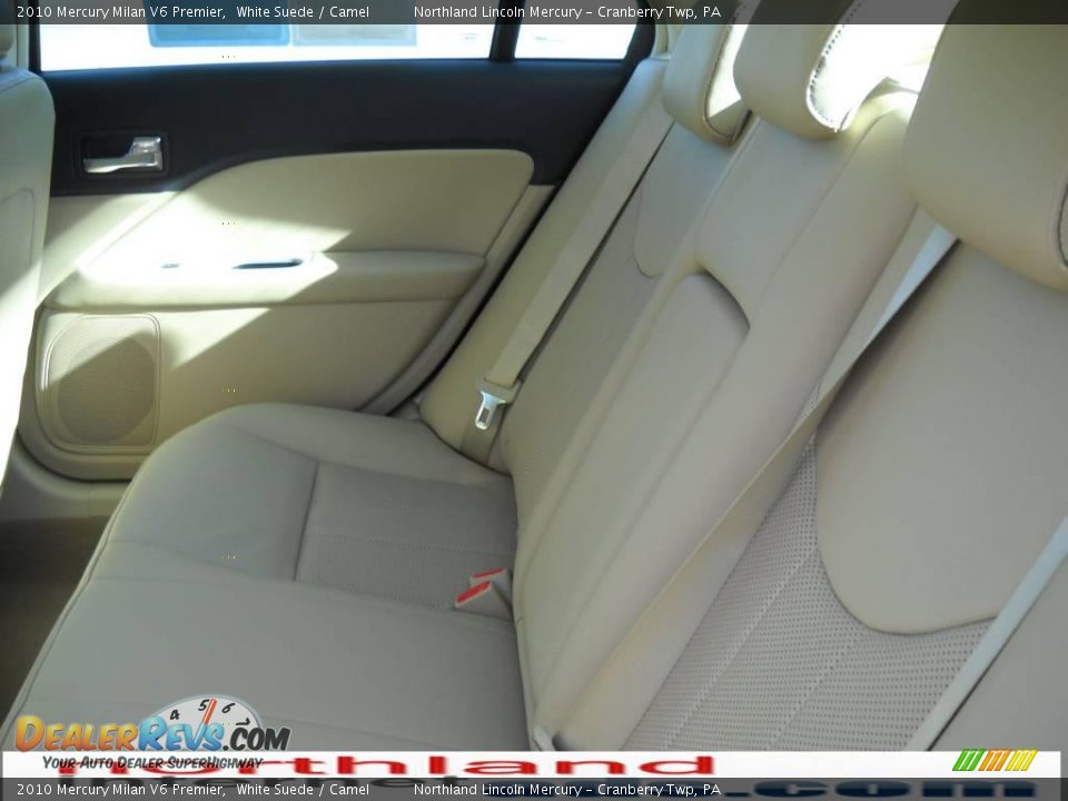 2010 Mercury Milan V6 Premier White Suede / Camel Photo #11